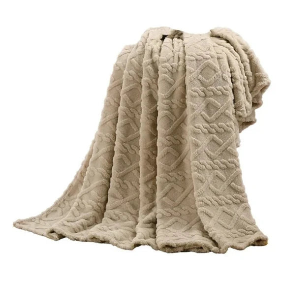 Embossed Soft Throw Blanket