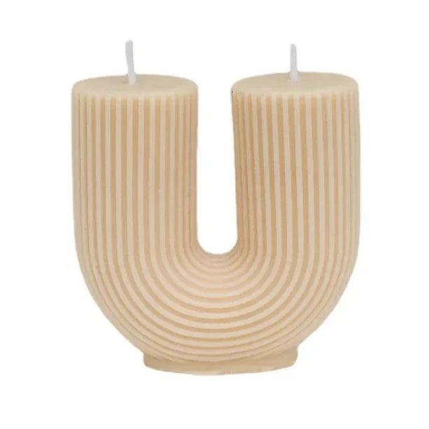 U-Shaped Scented Candle