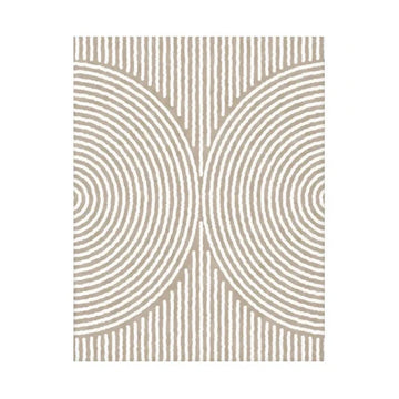 Neutral Abstract Line Wall Art