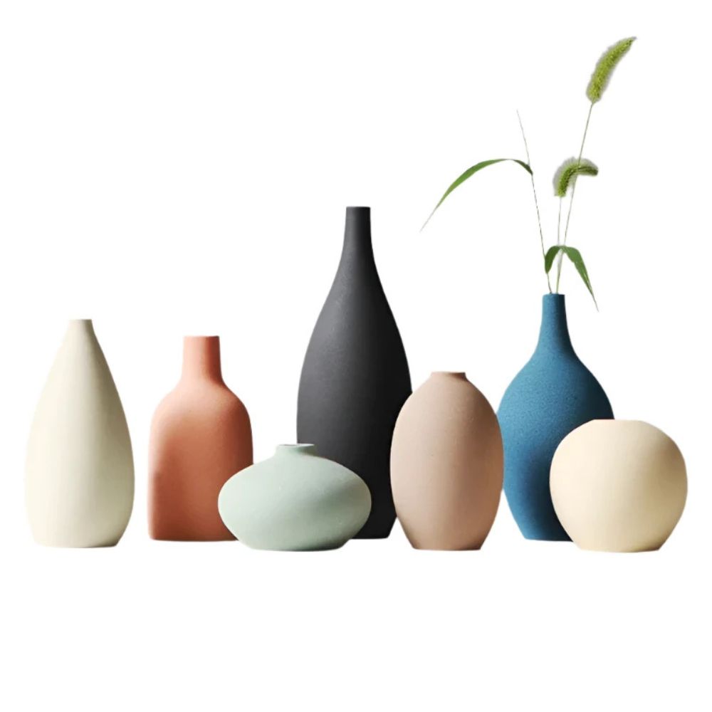 Morandi Matte Ceramic Vase